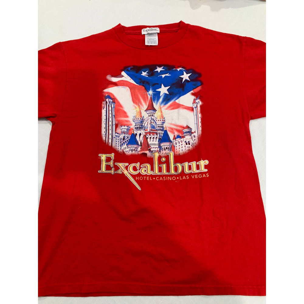 Excalibur Hotel & Casino Las Vegas Graphic T Shirt Size M